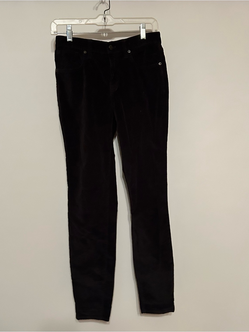 Madewell Black Skinny Corduroy Pants
